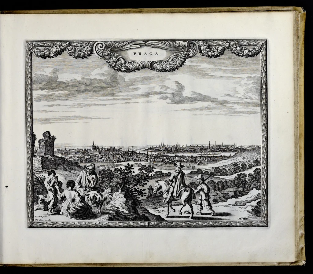 An illustration from Afbeeldinghe der voornaemste steden van Europa, 1660, leaf 26
