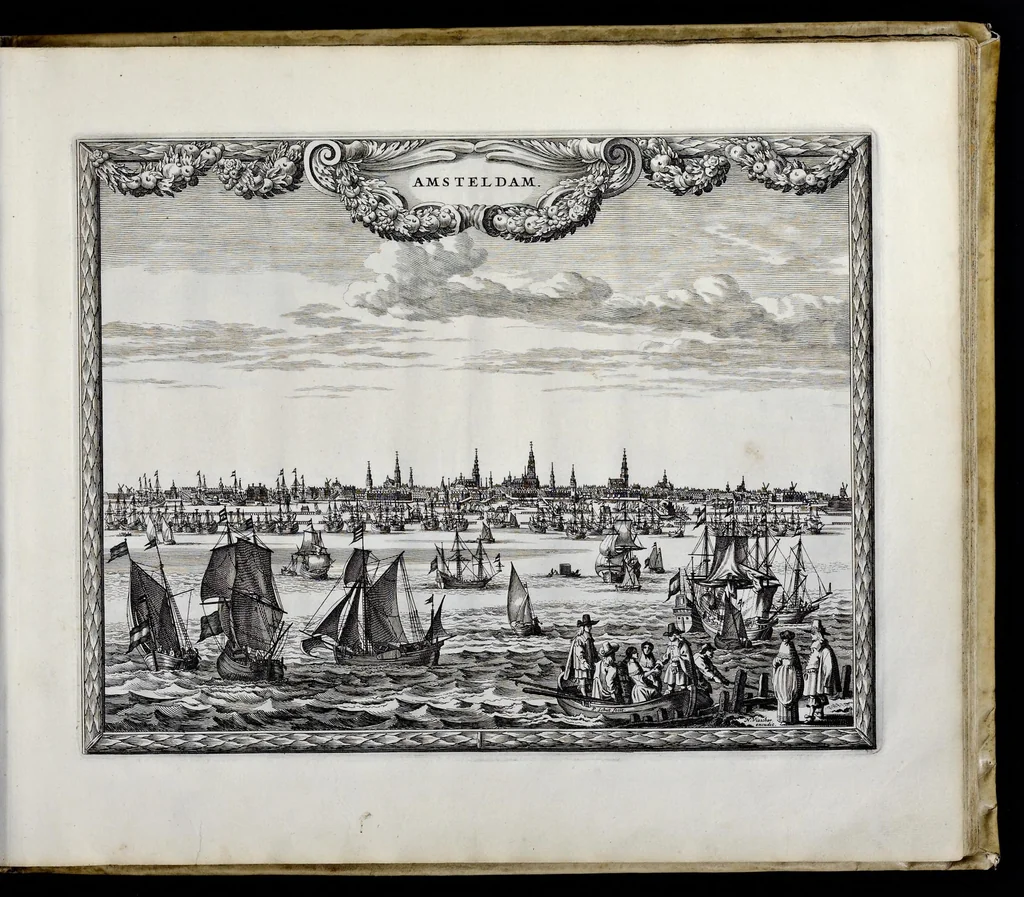 An illustration from Afbeeldinghe der voornaemste steden van Europa, 1660, leaf 28
