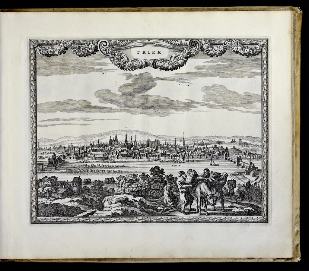 An illustration from Afbeeldinghe der voornaemste steden van Europa, 1660, leaf 34