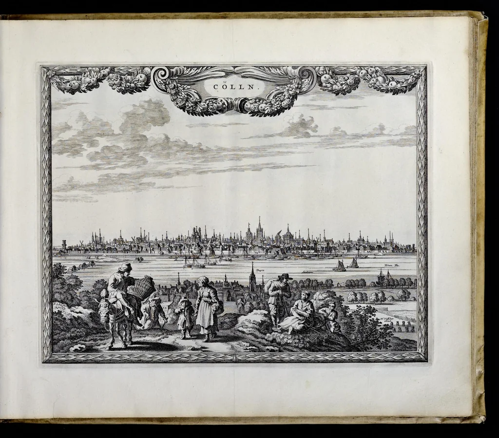 An illustration from Afbeeldinghe der voornaemste steden van Europa, 1660, leaf 36
