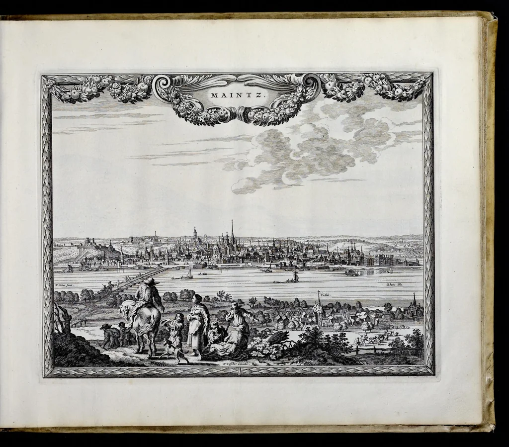 An illustration from Afbeeldinghe der voornaemste steden van Europa, 1660, leaf 38