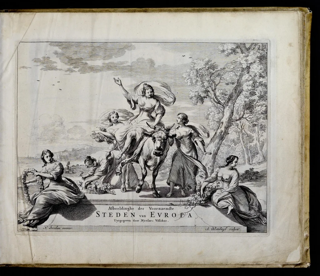 An illustration from Afbeeldinghe der voornaemste steden van Europa, 1660, leaf 4