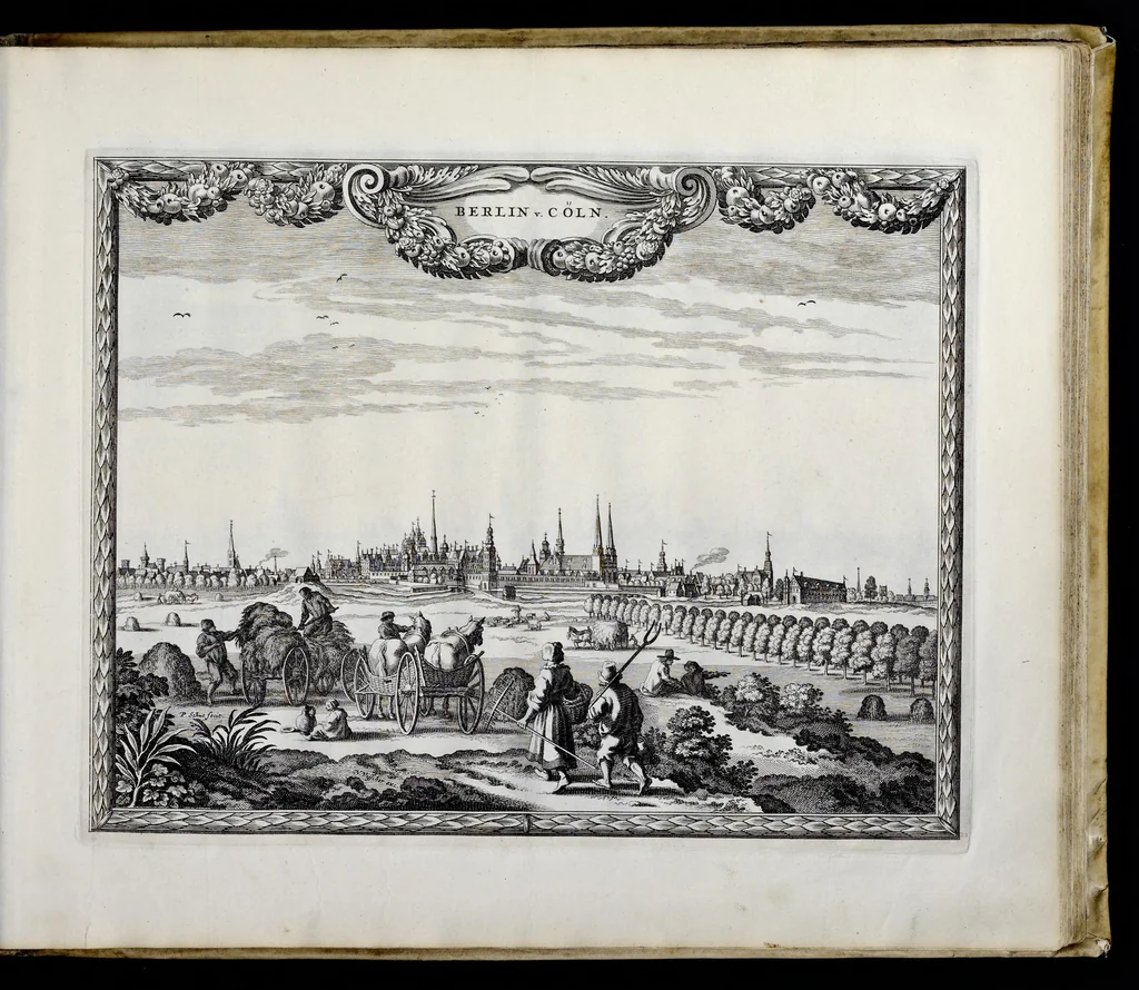 An illustration from Afbeeldinghe der voornaemste steden van Europa, 1660, leaf 44