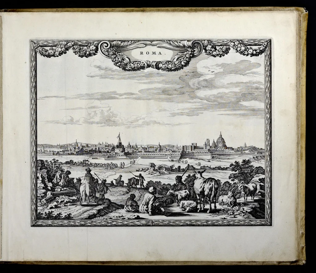 An illustration from Afbeeldinghe der voornaemste steden van Europa, 1660, leaf 6