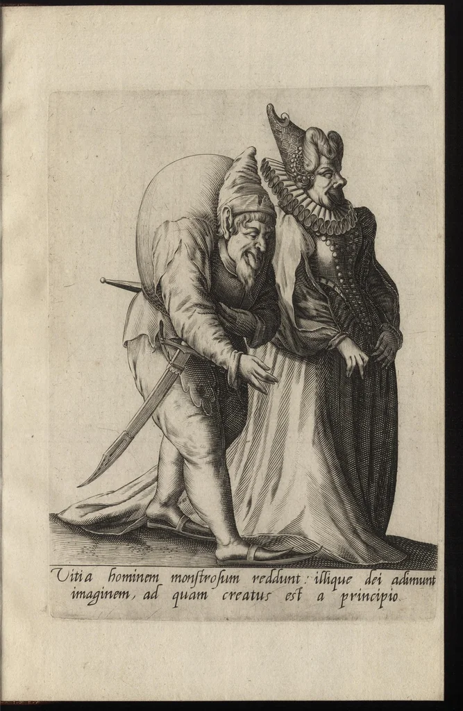 An illustration from Mascarades, 1597, leaf 18