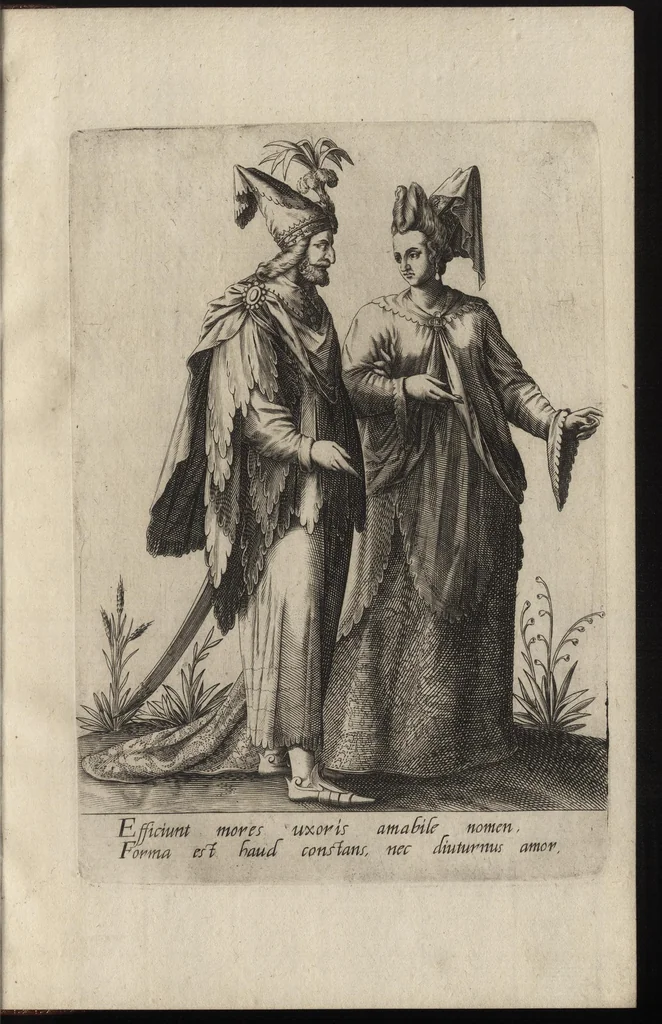 An illustration from Mascarades, 1597, leaf 28