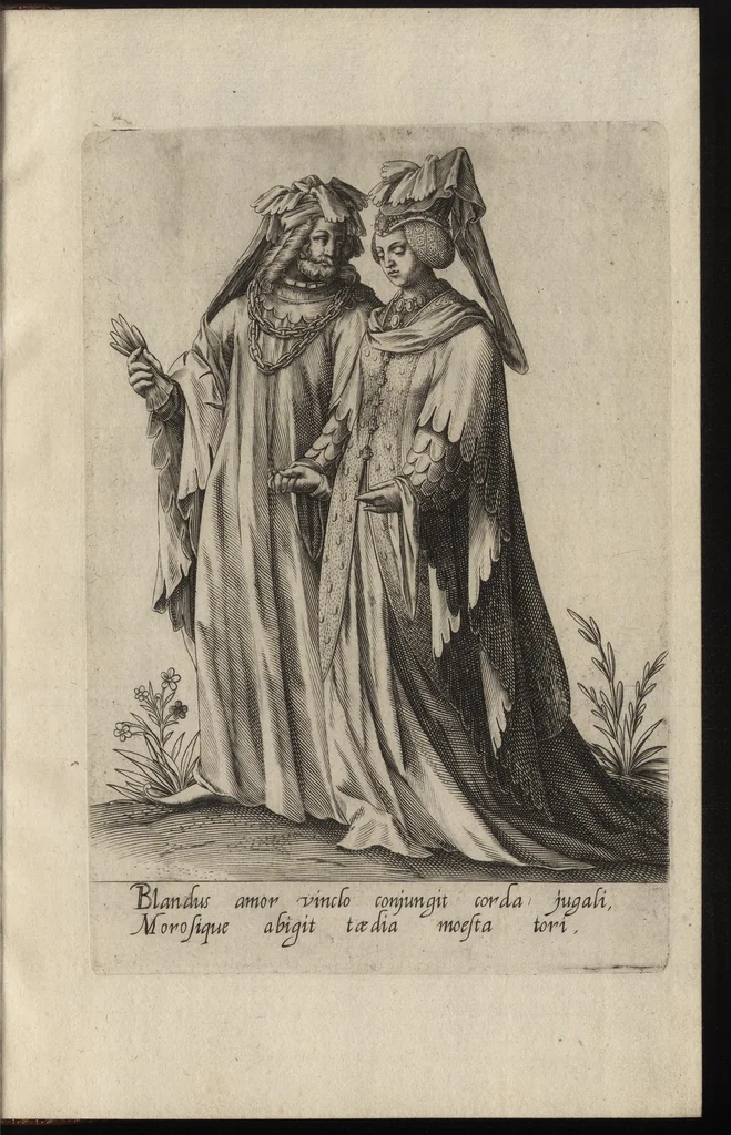 An illustration from Mascarades, 1597, leaf 32