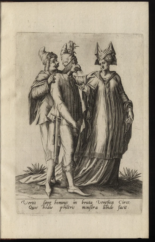 An illustration from Mascarades, 1597, leaf 36
