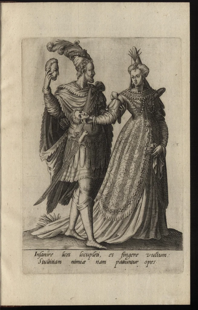 An illustration from Mascarades, 1597, leaf 42