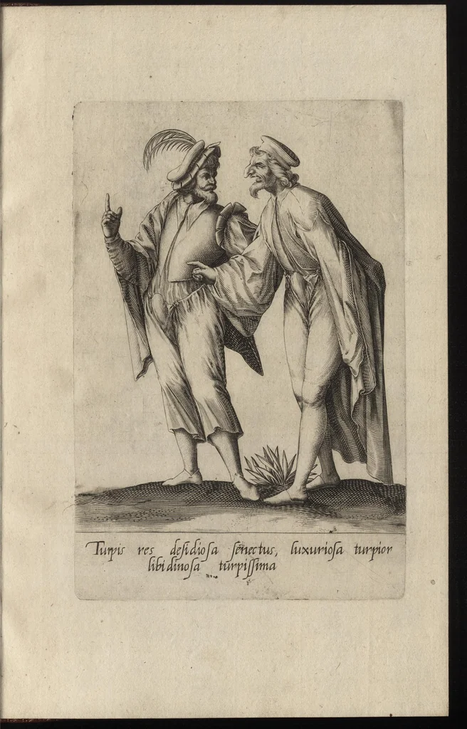 An illustration from Mascarades, 1597, leaf 44