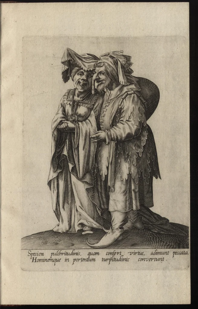 An illustration from Mascarades, 1597, leaf 46
