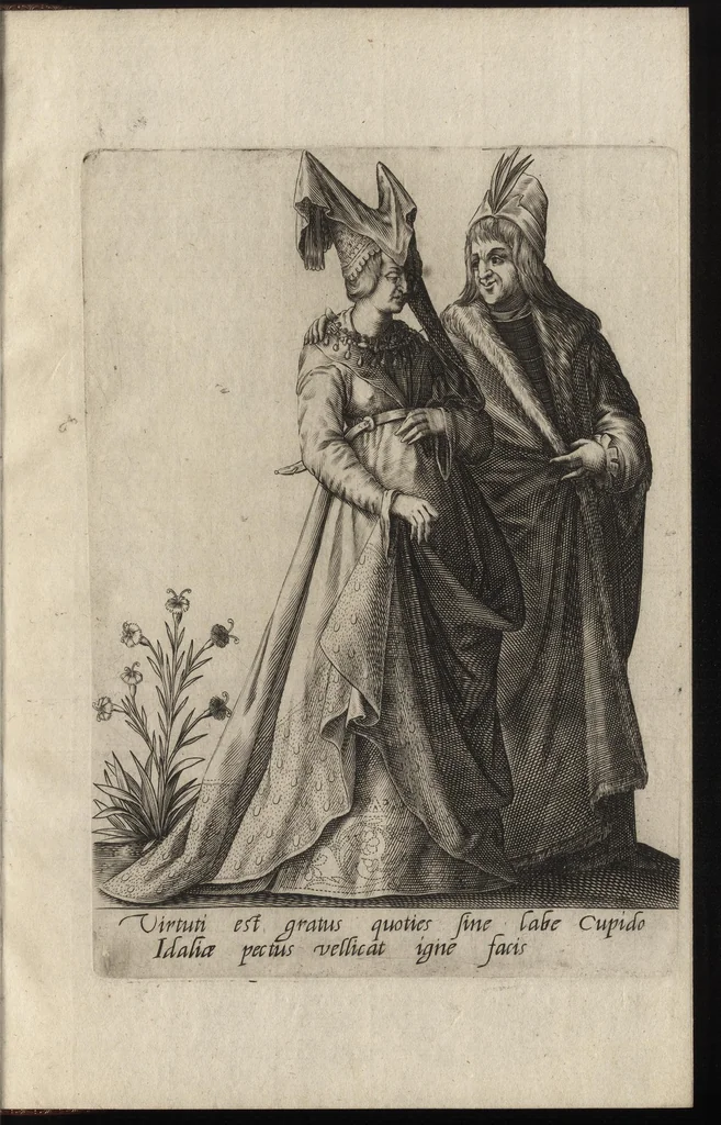 An illustration from Mascarades, 1597, leaf 48