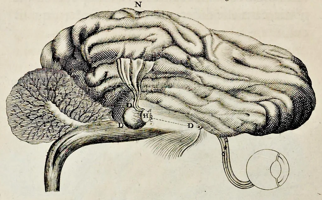 An illustration from De homine, 1662, leaf 119