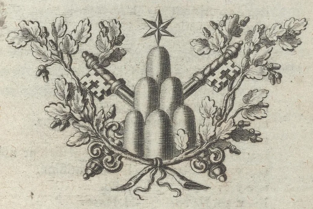 An illustration from Iacobi Balde è Societate Jesu Urania victrix, 1663, leaf 358