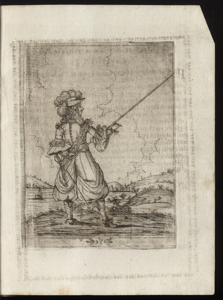 An illustration from Li trastulli guerrieri, 1668, leaf 122