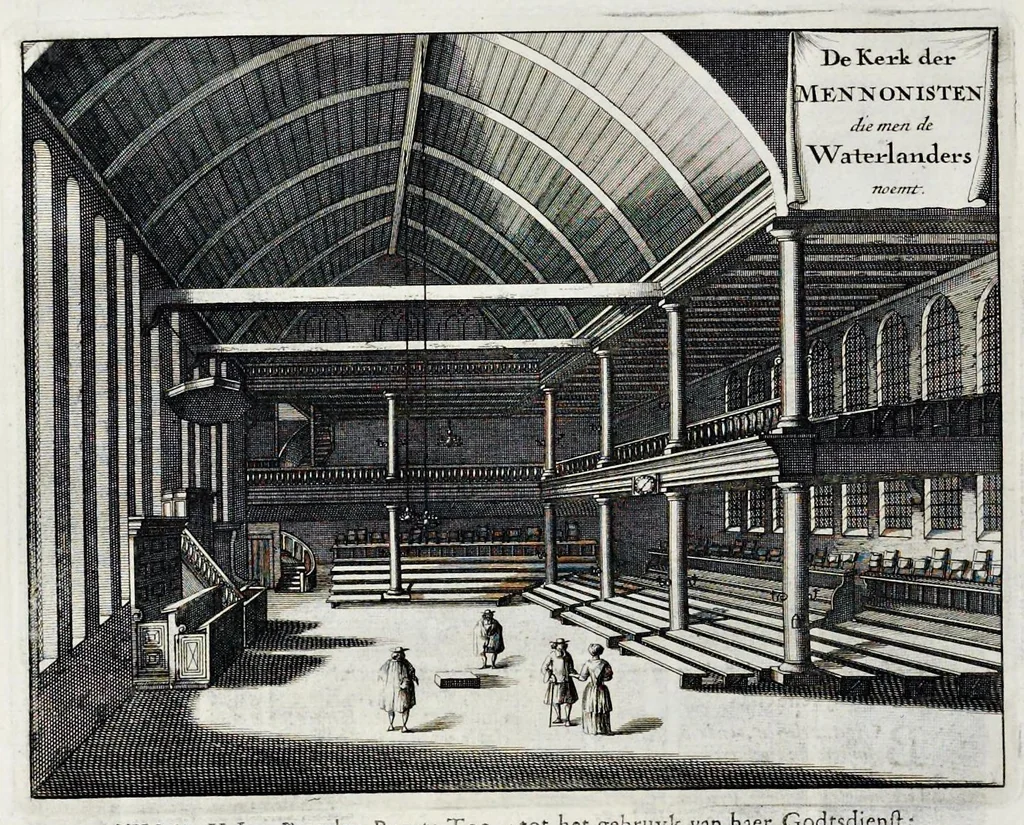 An illustration from Beschryvinge van Amsterdam : zynde een naukeurige verhandelinge van desselfs eerste oorspruk uyt den huyse der heeren van Amstel, en Amstellant : haar vergrootingen, rykdom, en wyze van regeeringe, tot den jare 1691 : voor dezen uit verscheide oude historie-schryvers be eengesteld, en uytgegeven : en nu uit een meenigte van oude schriften, authentyke stukken, en met kopere afbeeldingen verciert, nooit voor desen gedruckt geweest, beschreven, en vermeerdert, 1693, leaf 633