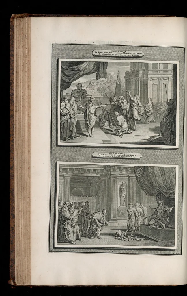 An illustration from Histoire du Vieux et du Nouveau Testament : enrichie de plus de quatre cens figures en taille-douce, &c, 1700, leaf 153