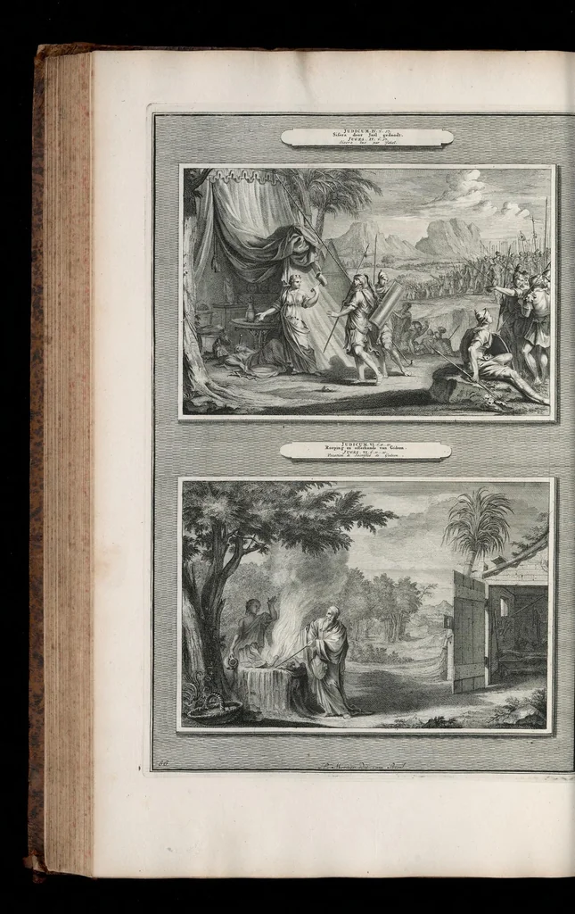 An illustration from Histoire du Vieux et du Nouveau Testament : enrichie de plus de quatre cens figures en taille-douce, &c, 1700, leaf 279