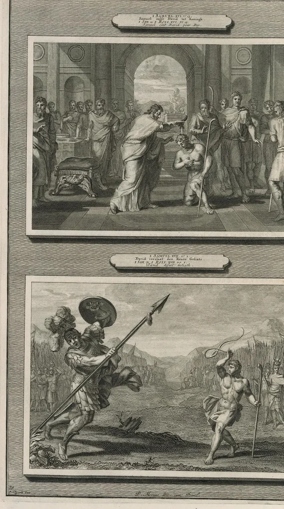 An illustration from Histoire du Vieux et du Nouveau Testament : enrichie de plus de quatre cens figures en taille-douce, &c, 1700, leaf 331