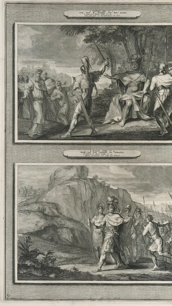 An illustration from Histoire du Vieux et du Nouveau Testament : enrichie de plus de quatre cens figures en taille-douce, &c, 1700, leaf 347