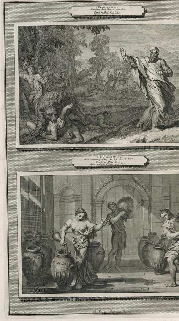 An illustration from Histoire du Vieux et du Nouveau Testament : enrichie de plus de quatre cens figures en taille-douce, &c, 1700, leaf 439
