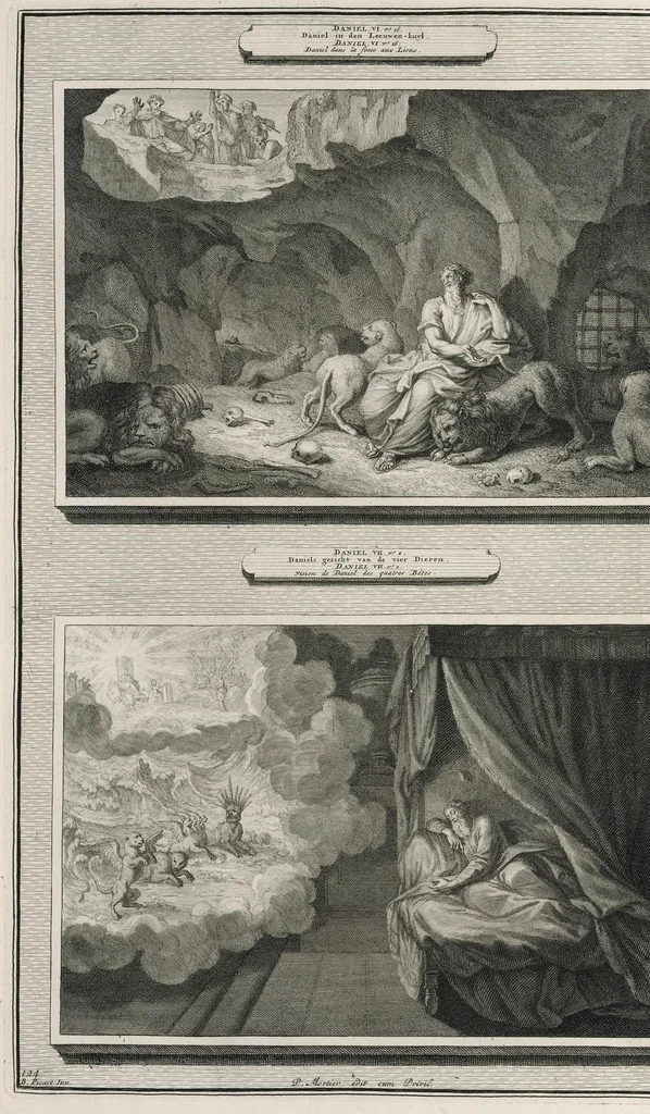 An illustration from Histoire du Vieux et du Nouveau Testament : enrichie de plus de quatre cens figures en taille-douce, &c, 1700, leaf 511
