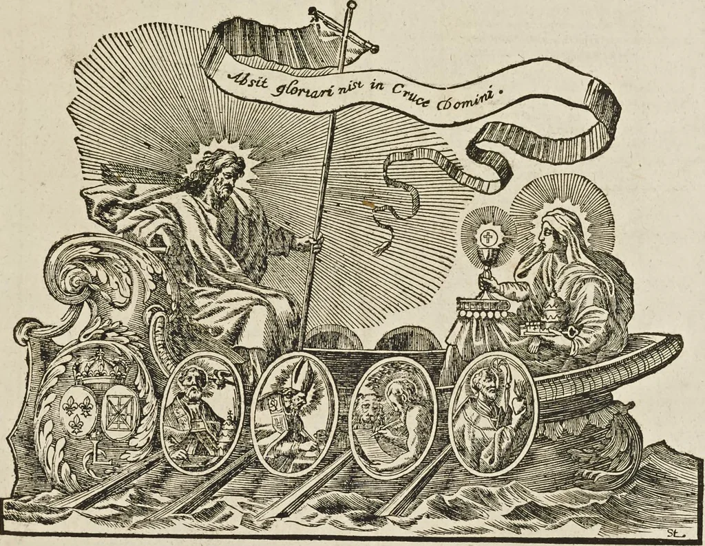 An illustration from Sacrosancta concilia ad regiam editionem exacta quae nunc quarta parte prodit auctior, 1671, leaf 4