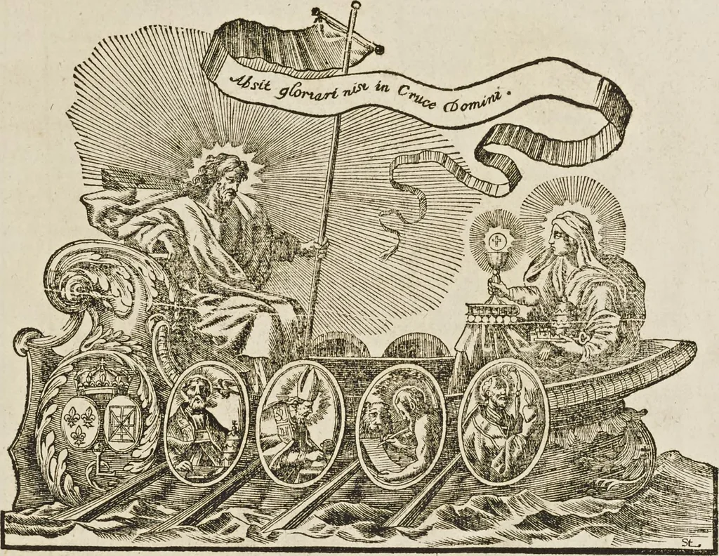 An illustration from Sacrosancta concilia ad regiam editionem exacta quae nunc quarta parte prodit auctior, 1671, leaf 4
