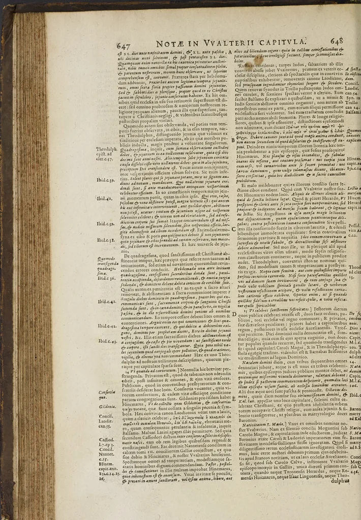 An illustration from Sacrosancta concilia ad regiam editionem exacta quae nunc quarta parte prodit auctior, 1671, leaf 333