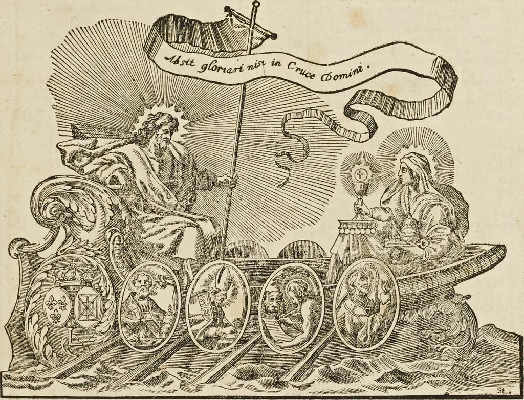 An illustration from Sacrosancta concilia ad regiam editionem exacta quae nunc quarta parte prodit auctior, 1671, leaf 4