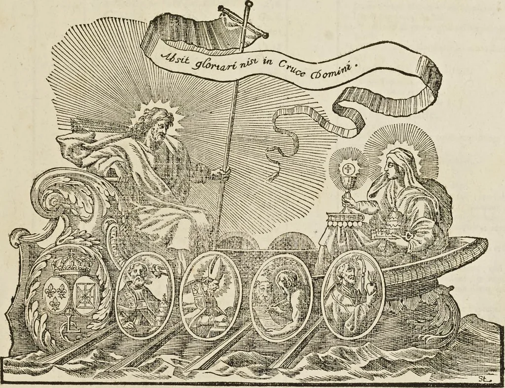 An illustration from Sacrosancta concilia ad regiam editionem exacta quae nunc quarta parte prodit auctior, 1671, leaf 6