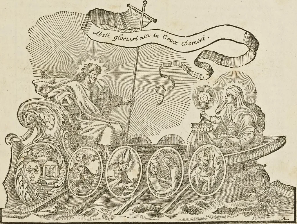 An illustration from Sacrosancta concilia ad regiam editionem exacta quae nunc quarta parte prodit auctior, 1671, leaf 4