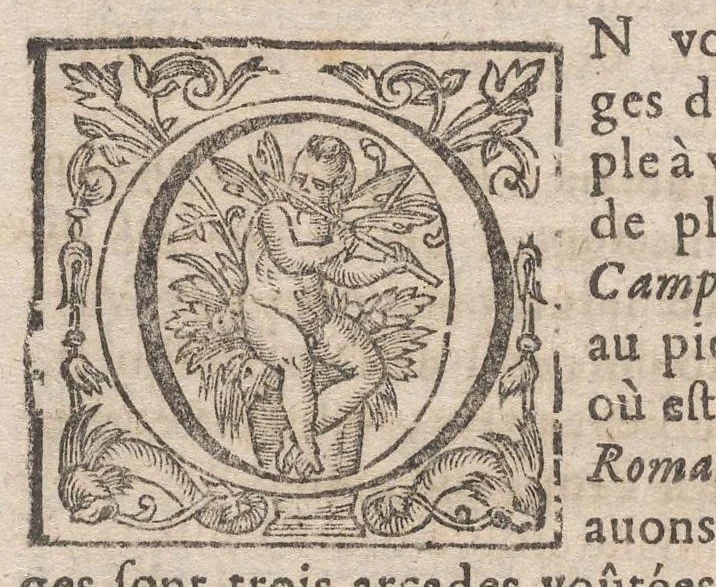 An illustration from Les curiositez de l'vne et l'autre Rome, I.[-2.] partie du I.[-2.] livre. Ou, traité des plus augustes temples & autres lieux saincts de Rome chrestienne. En laquelle il est traité des sept eglises principales de Rome & de plusieurs autres qui en sont proche. Diuisé en deux liures, & enrichy de plusieurs figures en taille douce, 1672, leaf 981