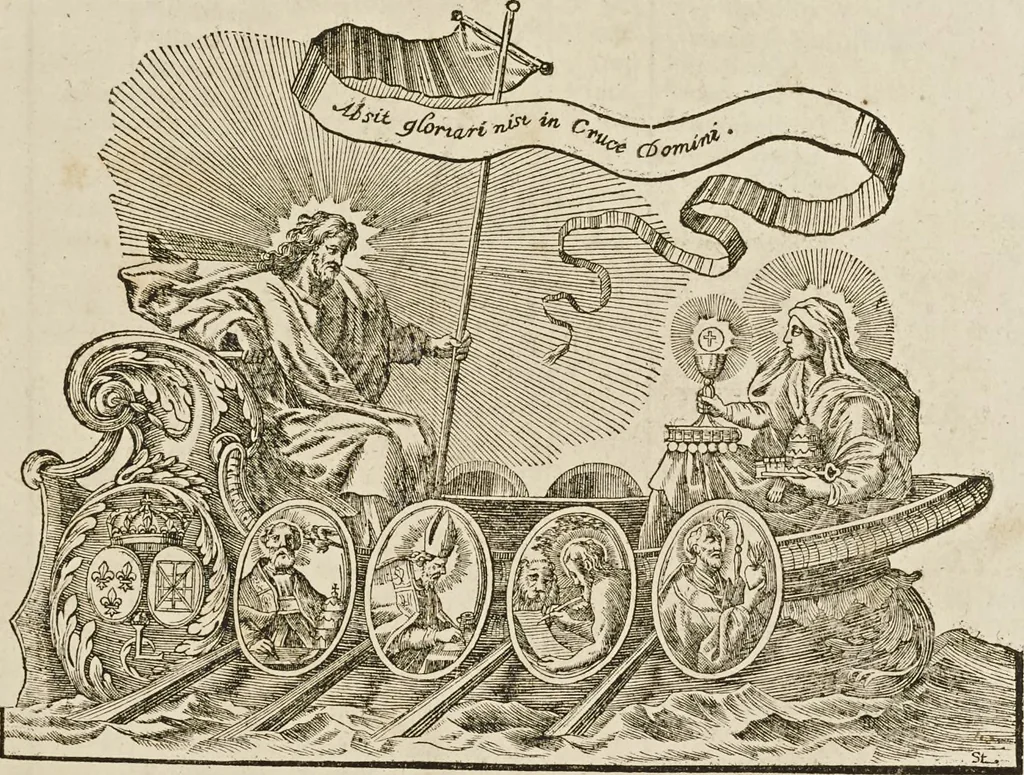 An illustration from Sacrosancta concilia ad regiam editionem exacta quae nunc quarta parte prodit auctior, 1671, leaf 4