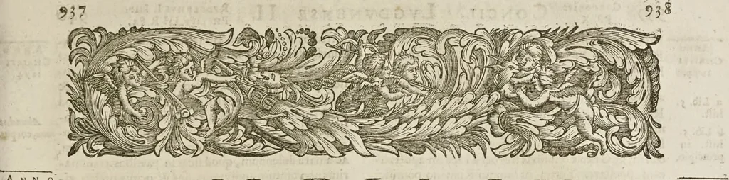 An illustration from Sacrosancta concilia ad regiam editionem exacta quae nunc quarta parte prodit auctior, 1671, leaf 484