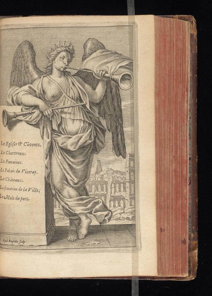 An illustration from Journal d'vn voyage de France et d'Italie, fait par un gentil-homme francois, l'année 1661 .., 1670, leaf 570