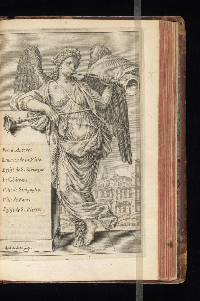 An illustration from Journal d'vn voyage de France et d'Italie, fait par un gentil-homme francois, l'année 1661 .., 1670, leaf 778