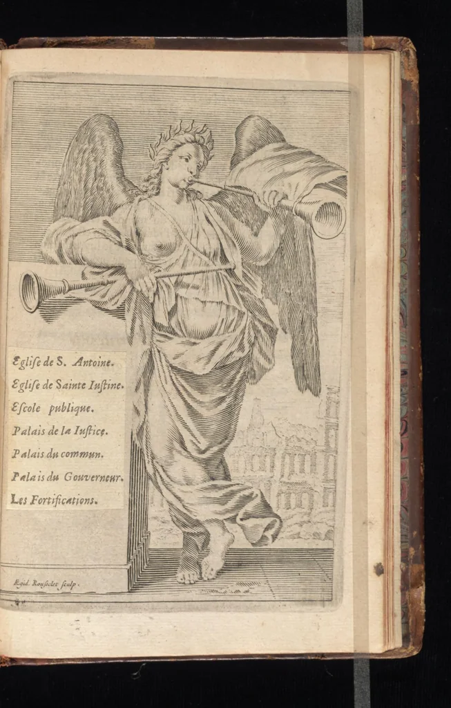 An illustration from Journal d'vn voyage de France et d'Italie, fait par un gentil-homme francois, l'année 1661 .., 1670, leaf 890