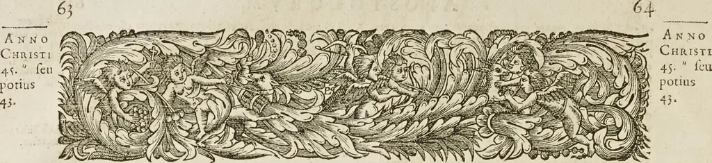 An illustration from Sacrosancta concilia ad regiam editionem exacta quae nunc quarta parte prodit auctior, 1671, leaf 43