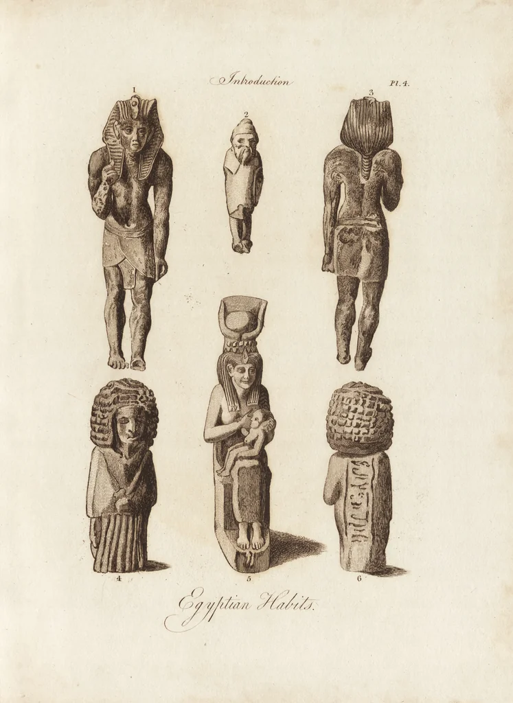 An illustration from A complete view of the dress and habits of the people of England : from the establishment of the Saxons in Britain to the present time , illustrated by engravings taken from the most authentic remains of antiquity : to which is prefixed an introduction, containing a general description of the ancient habits in use among mankind, from the earliest period of time to the conclusion of the seventh century, 1796, leaf 114