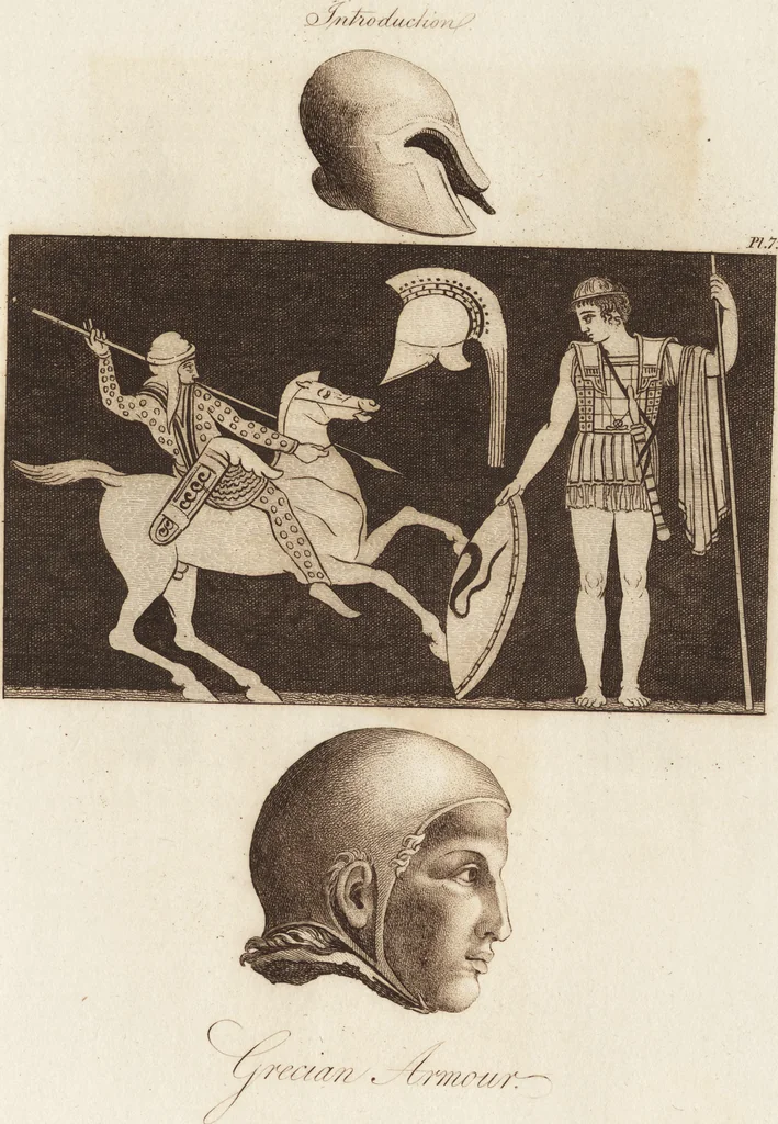 An illustration from A complete view of the dress and habits of the people of England : from the establishment of the Saxons in Britain to the present time , illustrated by engravings taken from the most authentic remains of antiquity : to which is prefixed an introduction, containing a general description of the ancient habits in use among mankind, from the earliest period of time to the conclusion of the seventh century, 1796, leaf 120