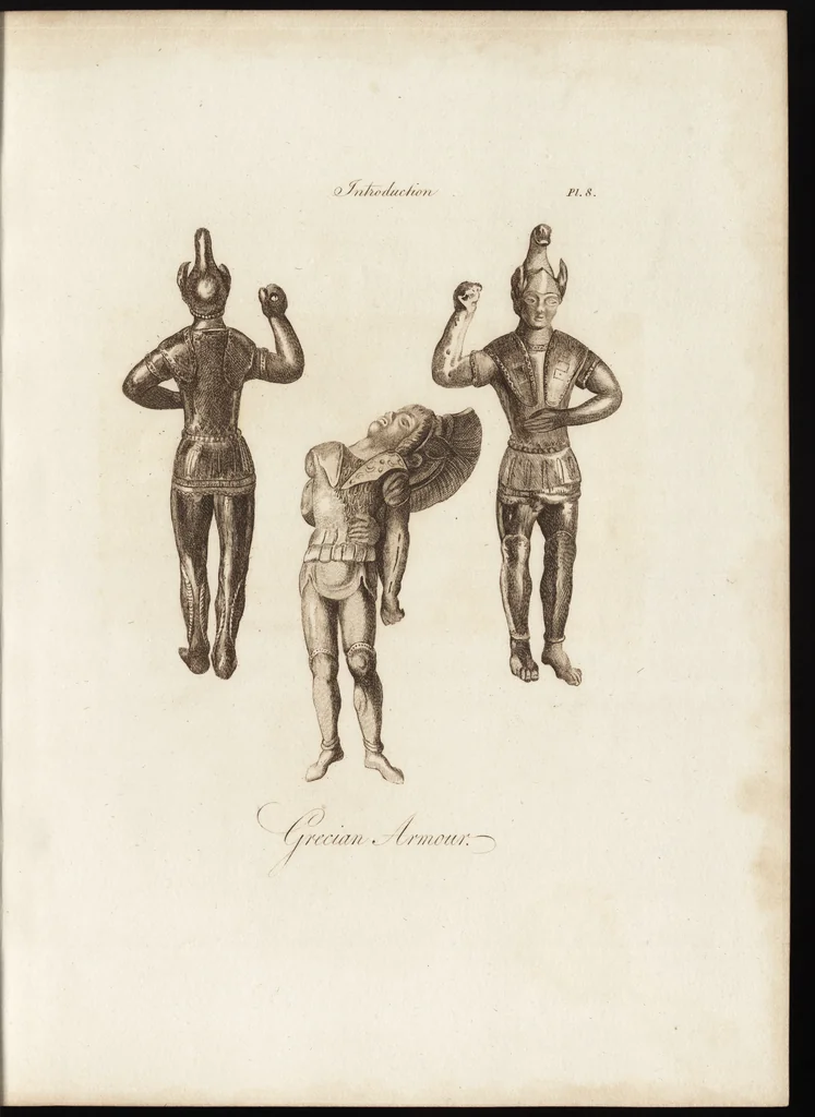 An illustration from A complete view of the dress and habits of the people of England : from the establishment of the Saxons in Britain to the present time , illustrated by engravings taken from the most authentic remains of antiquity : to which is prefixed an introduction, containing a general description of the ancient habits in use among mankind, from the earliest period of time to the conclusion of the seventh century, 1796, leaf 122