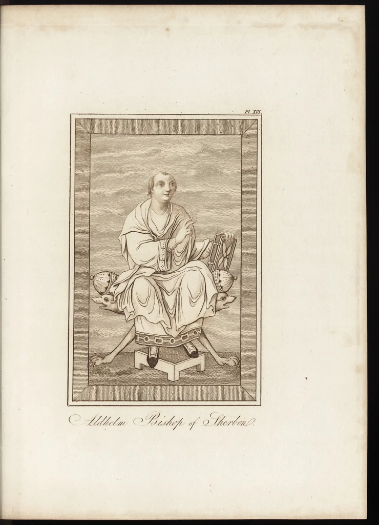 An illustration from A complete view of the dress and habits of the people of England : from the establishment of the Saxons in Britain to the present time , illustrated by engravings taken from the most authentic remains of antiquity : to which is prefixed an introduction, containing a general description of the ancient habits in use among mankind, from the earliest period of time to the conclusion of the seventh century, 1796, leaf 278