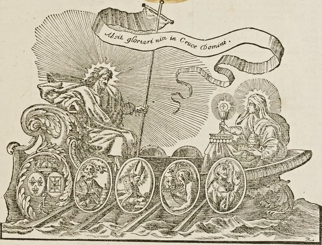 An illustration from Sacrosancta concilia ad regiam editionem exacta quae nunc quarta parte prodit auctior, 1671, leaf 6