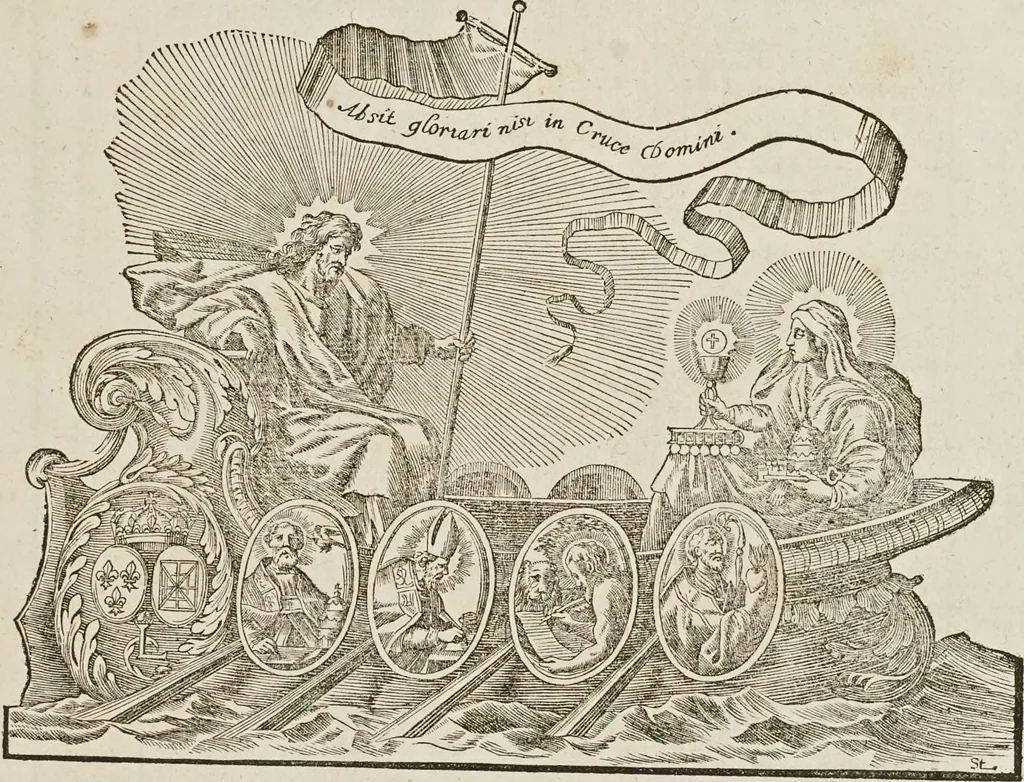 An illustration from Sacrosancta concilia ad regiam editionem exacta quae nunc quarta parte prodit auctior, 1671, leaf 4