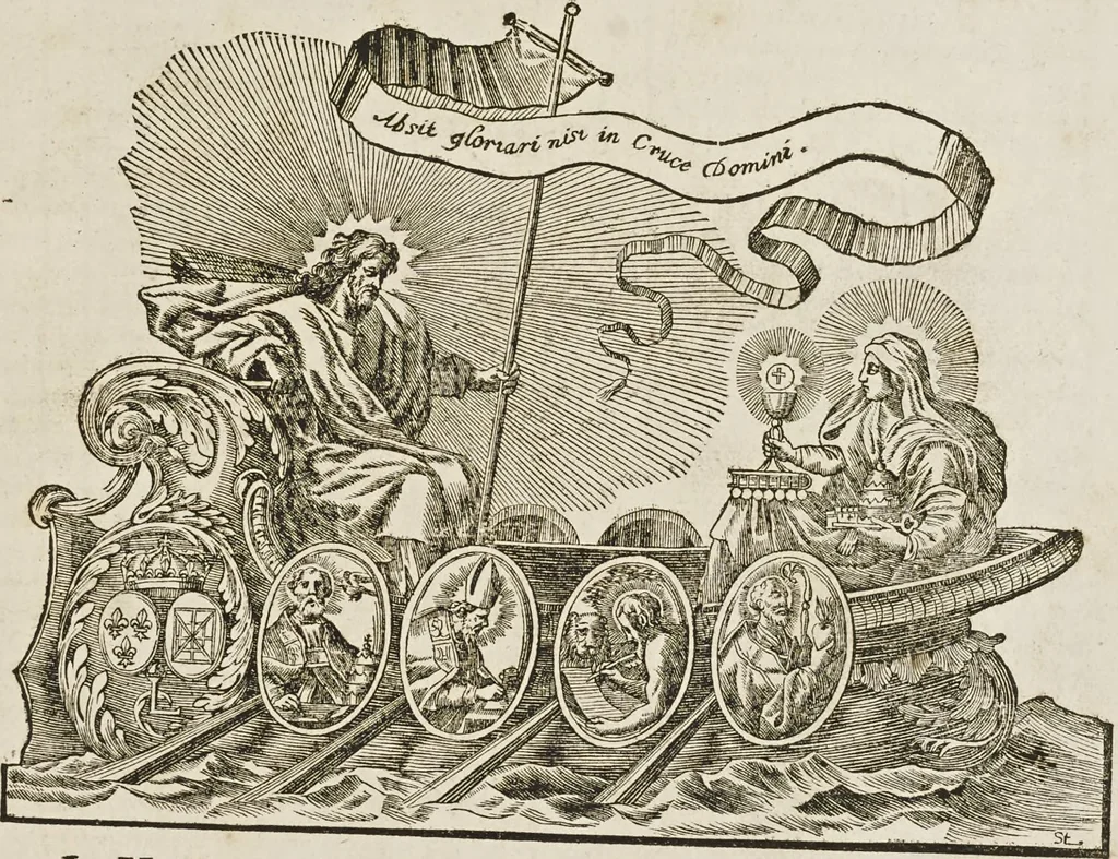 An illustration from Sacrosancta concilia ad regiam editionem exacta quae nunc quarta parte prodit auctior, 1671, leaf 4