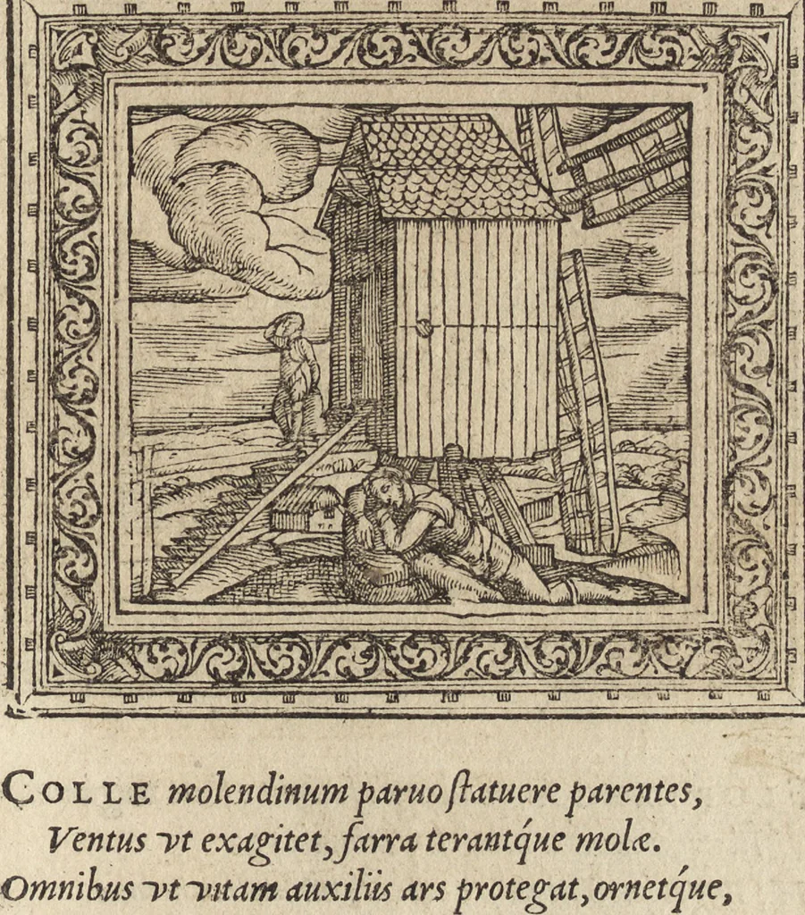 An illustration from Emblemata cvm aliqvot nvmmis antiqvi operis, 1564, leaf 114