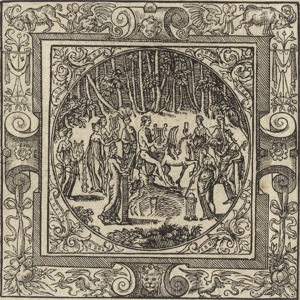An illustration from Emblemata cvm aliqvot nvmmis antiqvi operis, 1564, leaf 127