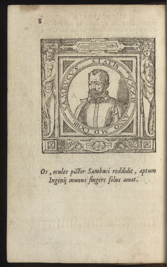 An illustration from Emblemata cvm aliqvot nvmmis antiqvi operis, 1564, leaf 15