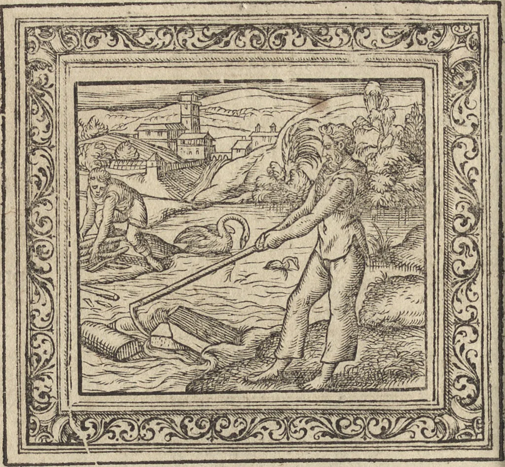 An illustration from Emblemata cvm aliqvot nvmmis antiqvi operis, 1564, leaf 163